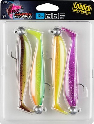 Fox Rage Gumová Nástraha Zander Pro Shad Loaded Mixed UV Colour Pack